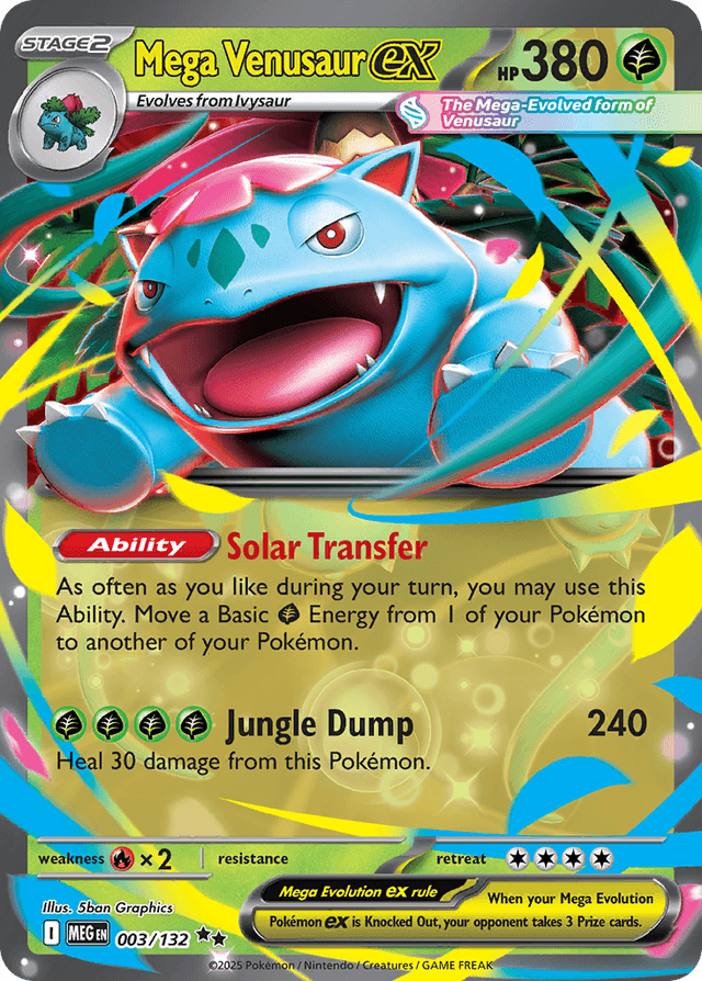 Mega Venusaur ex ME1-3