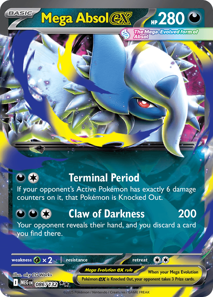 Mega Absol ex ME1-86