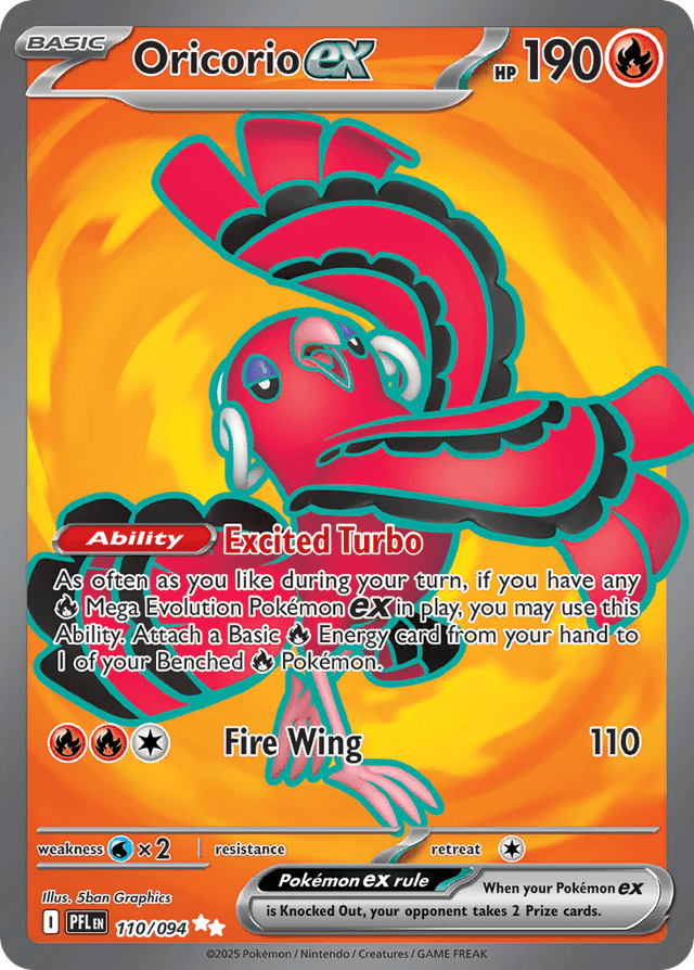 Oricorio ex ME2-110