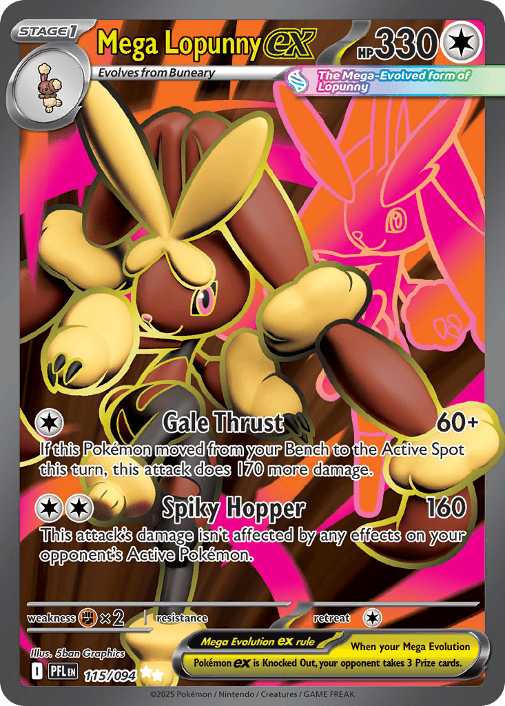 Mega Lopunny ex ME2-115