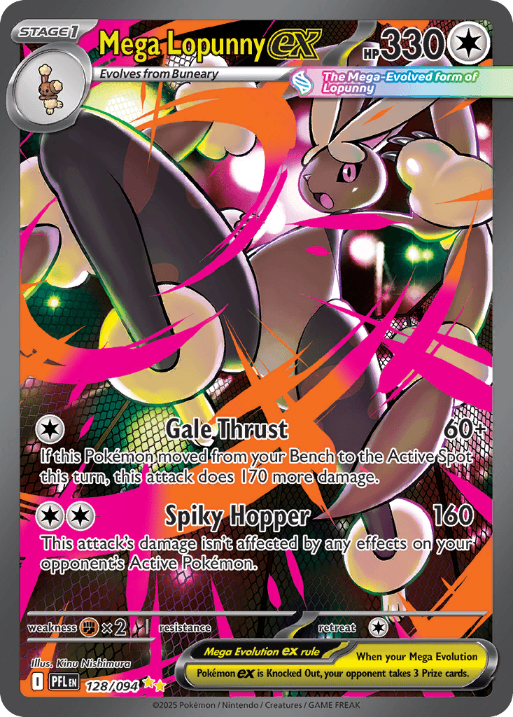 Mega Lopunny ex ME2-128