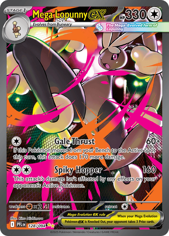Mega Lopunny ex ME2-128