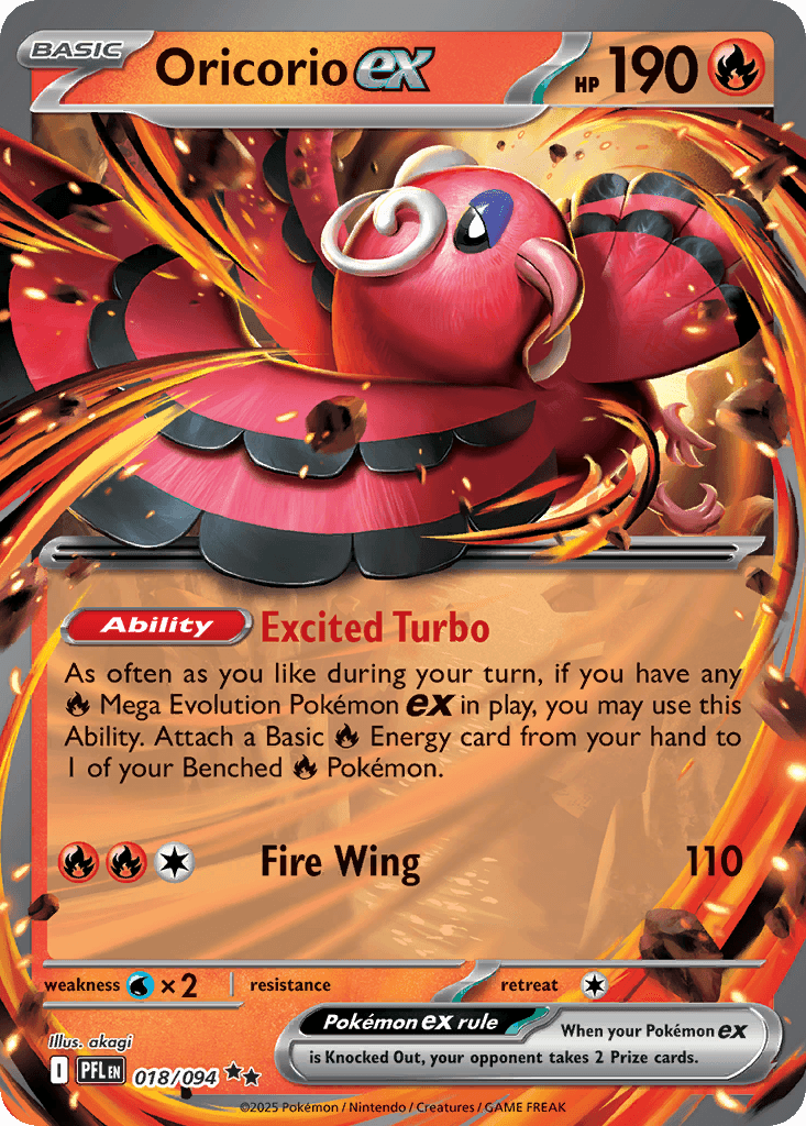 Oricorio ex ME2-18