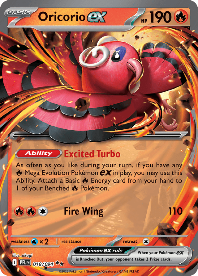 Oricorio ex ME2-18