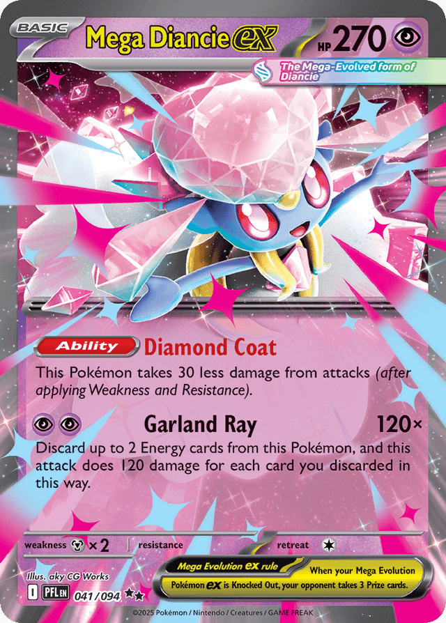 Mega Diancie ex ME2-41