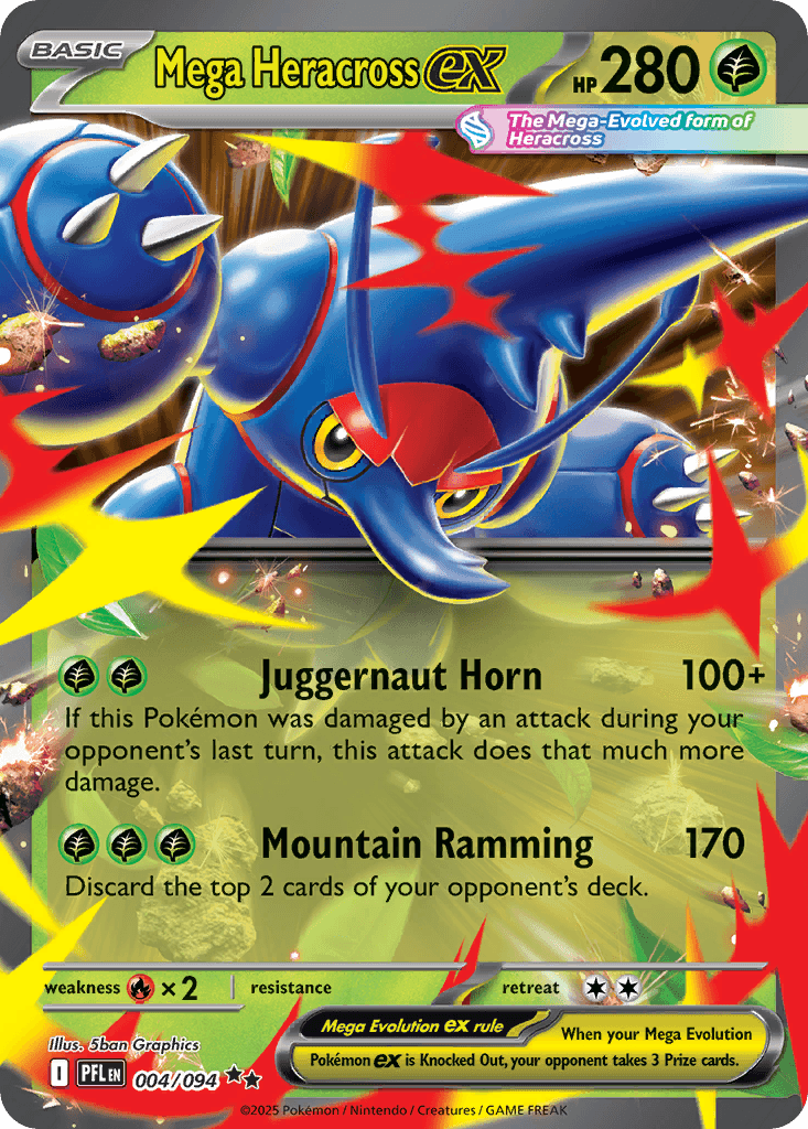 Mega Heracross ex ME2-4