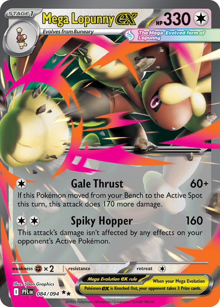 Mega Lopunny ex ME2-84