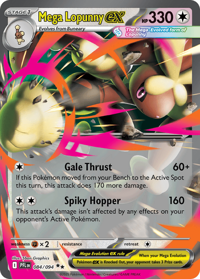 Mega Lopunny ex ME2-84