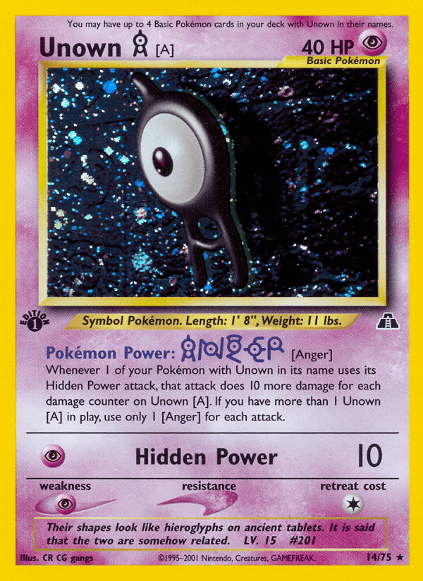 Unown [A] NEO2-14
