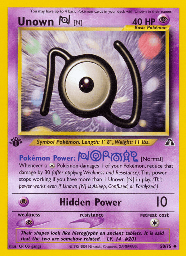 Unown [N] NEO2-50