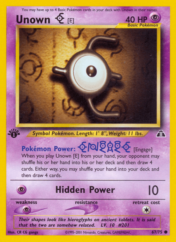 Unown [E] NEO2-67