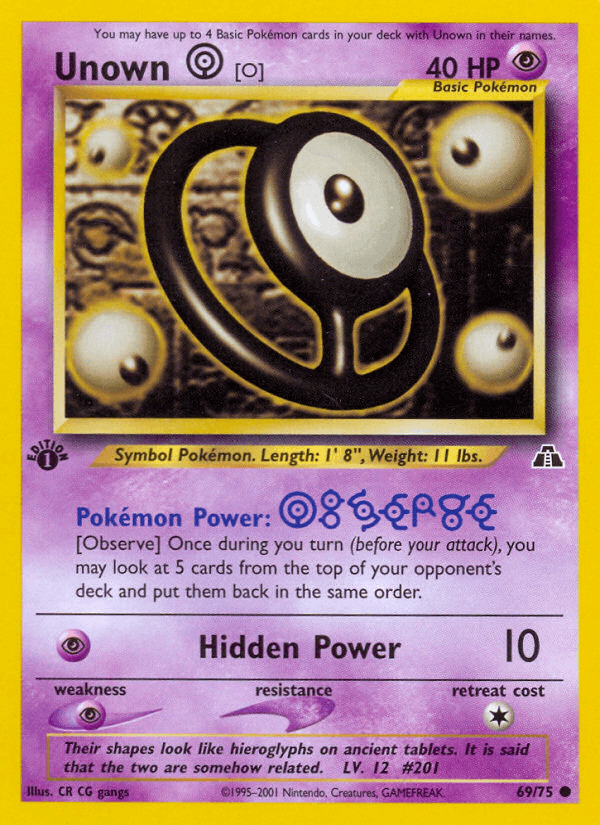 Unown [O] NEO2-69