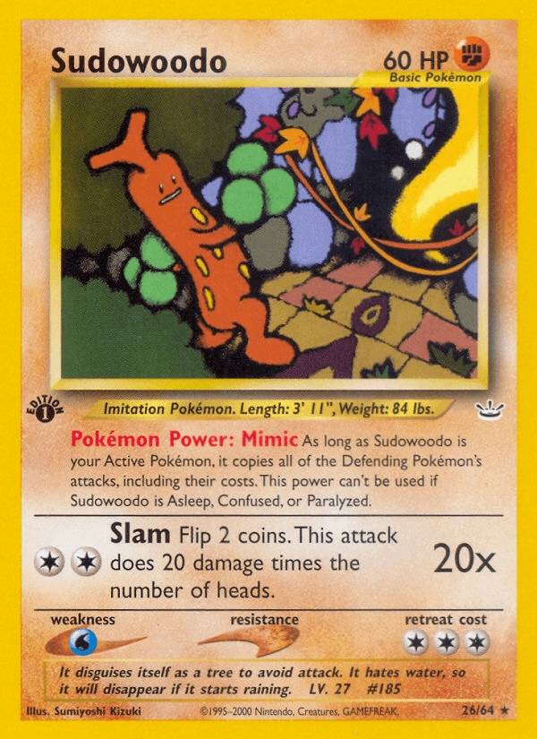 Sudowoodo NEO3-26