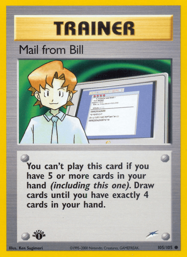 Mail from Bill NEO4-105