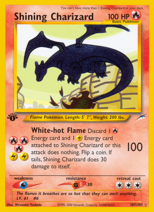 Shining Charizard NEO4-107