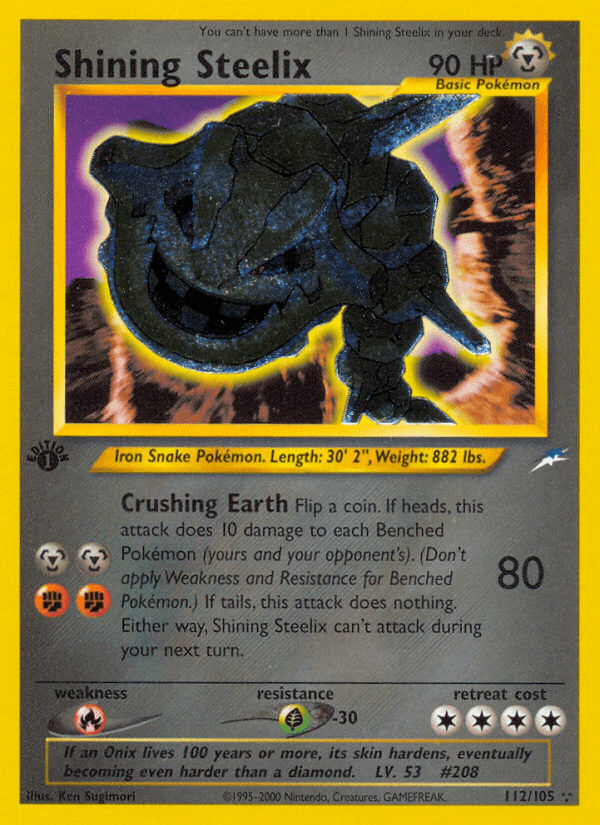 Shining Steelix NEO4-112