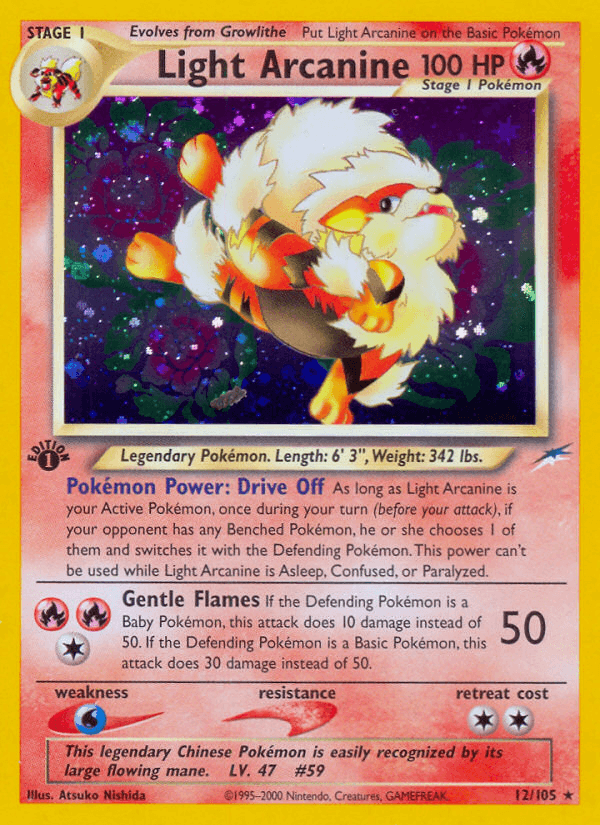 Light Arcanine NEO4-12