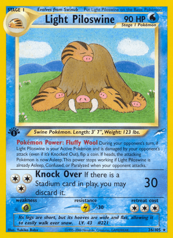 Light Piloswine NEO4-26