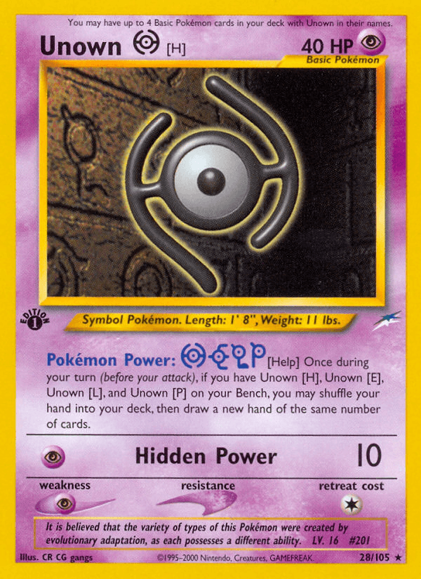 Unown [H] NEO4-28