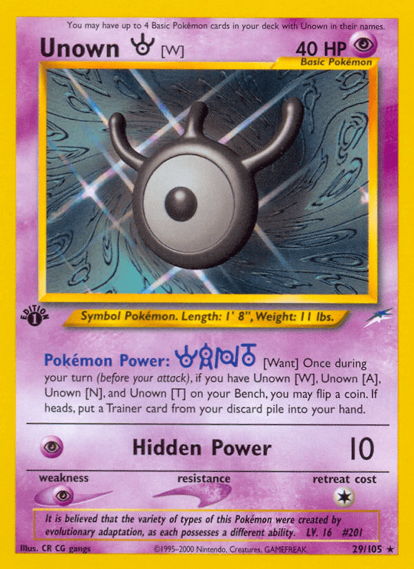 Unown [W] NEO4-29