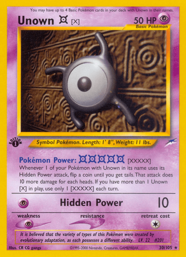 Unown [X] NEO4-30