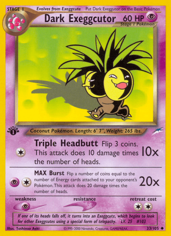 Dark Exeggutor NEO4-33