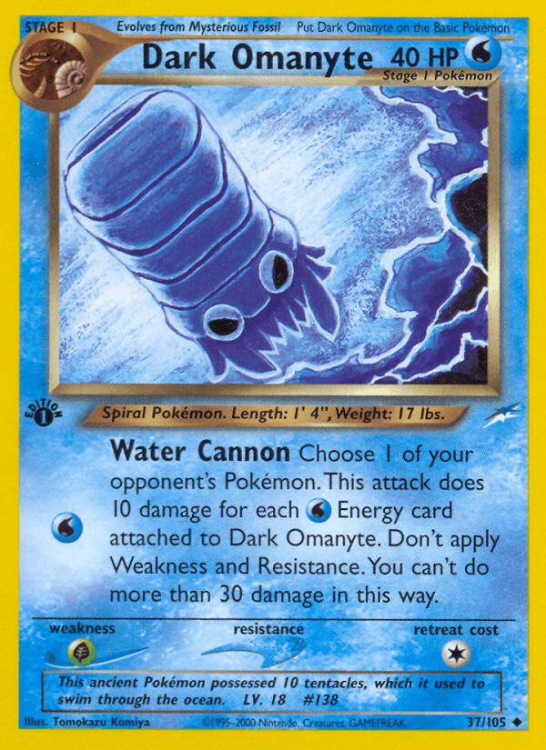 Dark Omanyte NEO4-37
