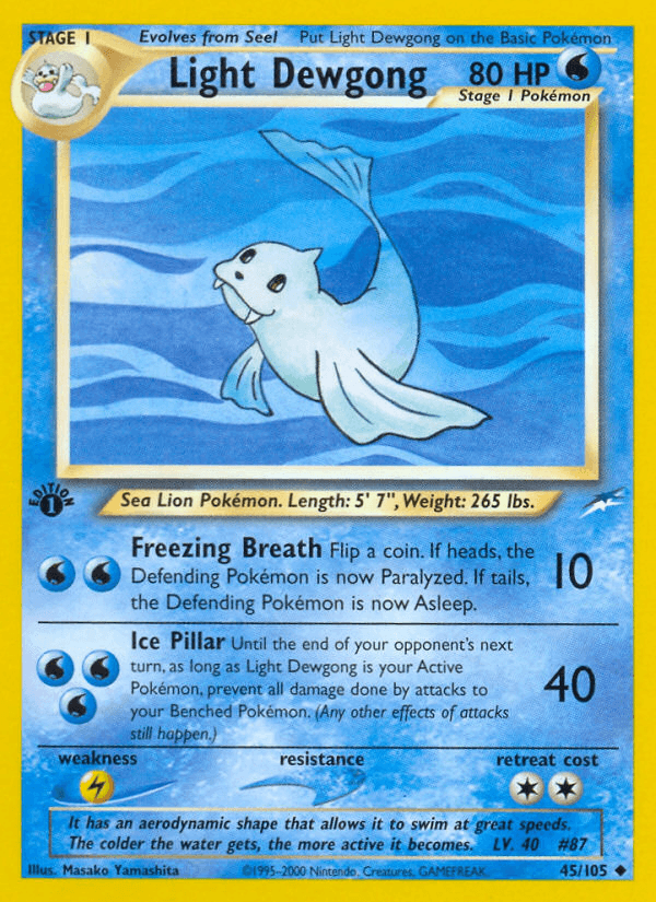 Light Dewgong NEO4-45