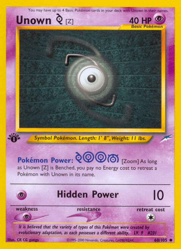 Unown [Z] NEO4-60