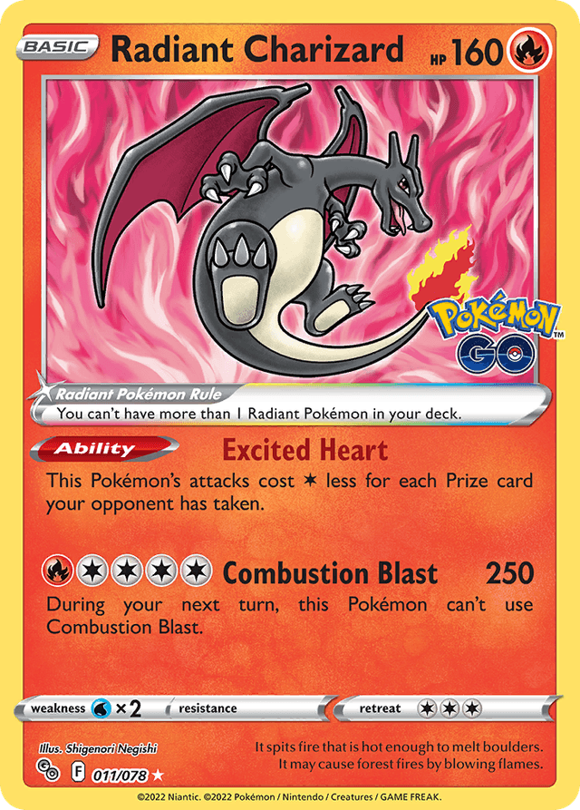 Radiant Charizard PGO-11