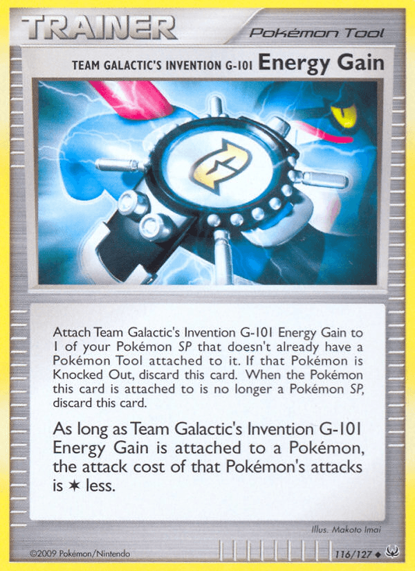 Team Galactic's Invention G-101 Energy Gain PL1-116