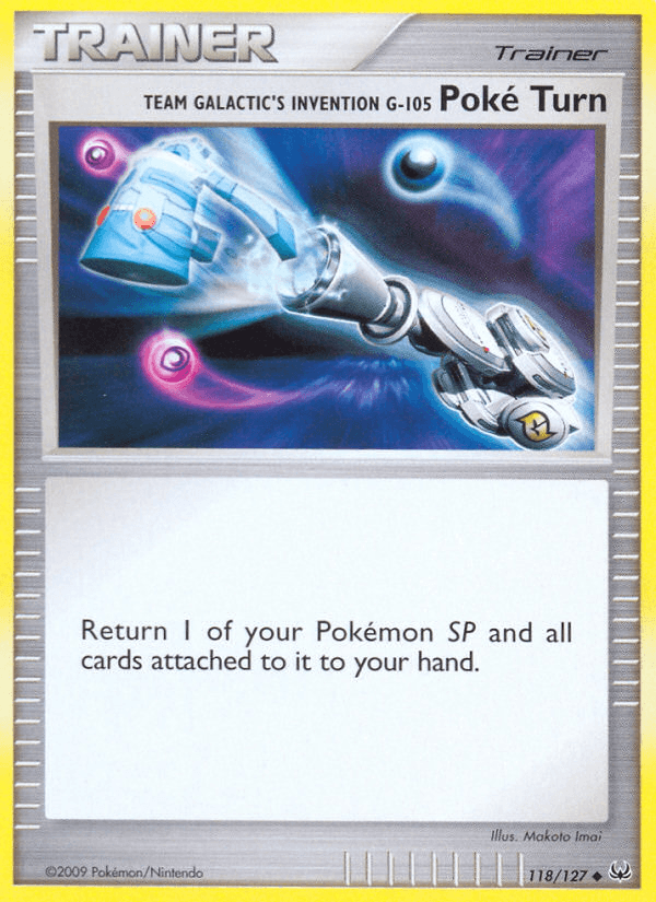 Team Galactic's Invention G-105 Poké Turn PL1-118