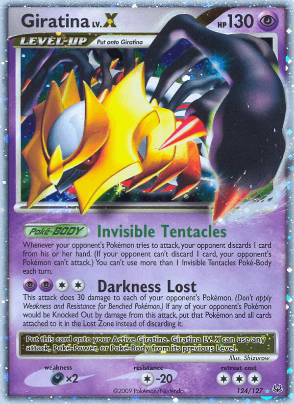 Giratina LV.X PL1-124