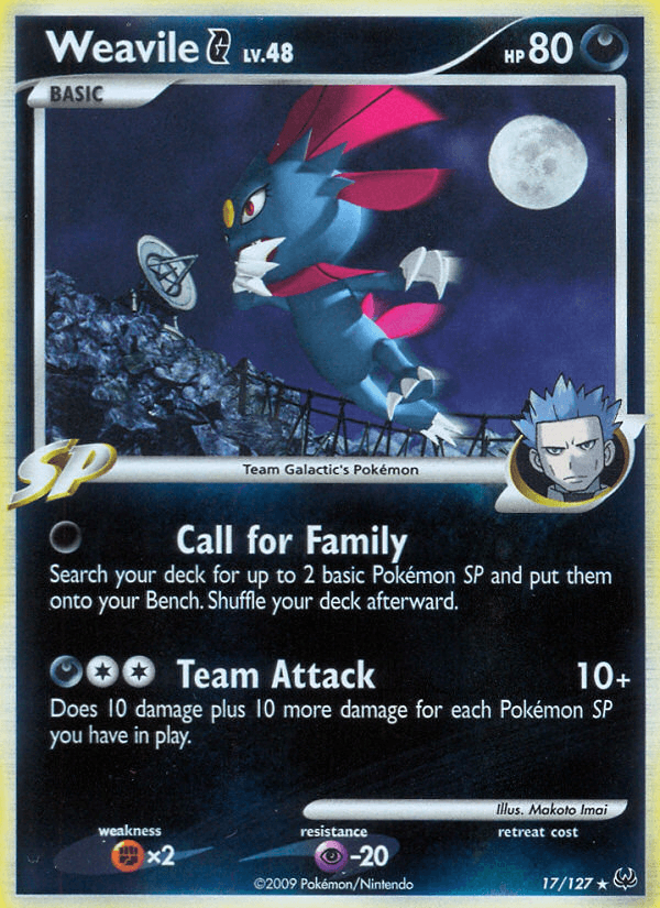 Weavile G PL1-17