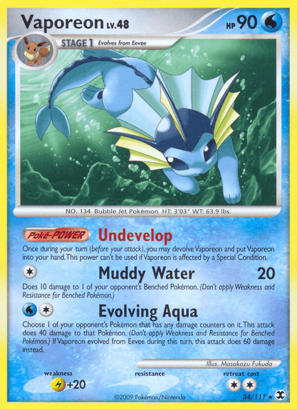 Vaporeon PL2-34
