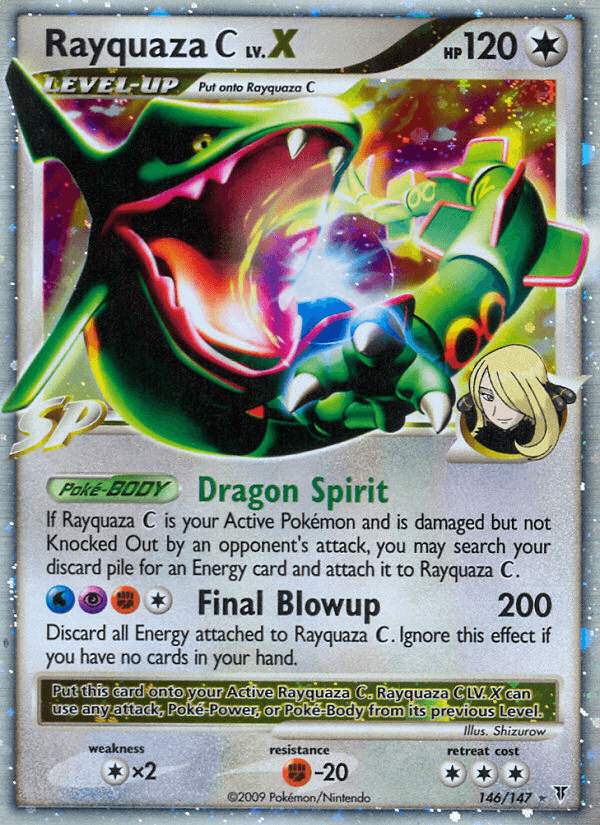 Rayquaza C LV.X PL3-146