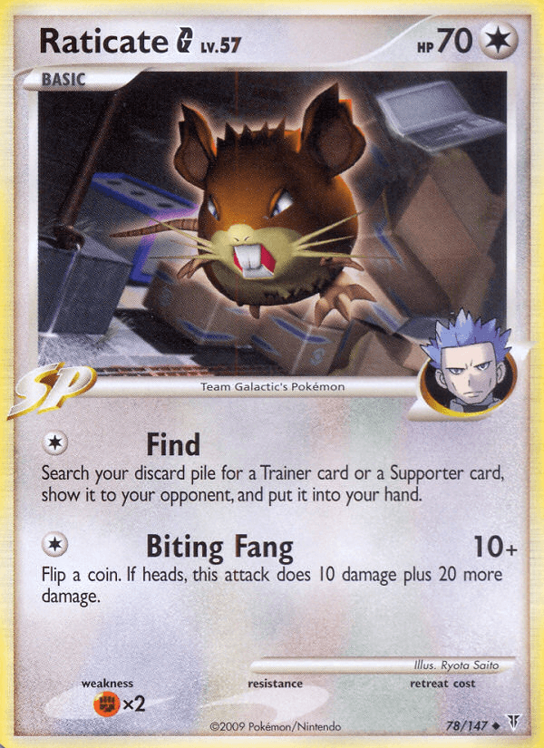 Raticate G PL3-78