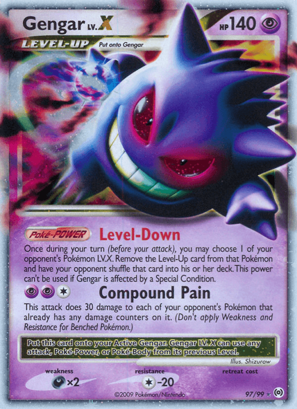 Gengar LV.X PL4-97