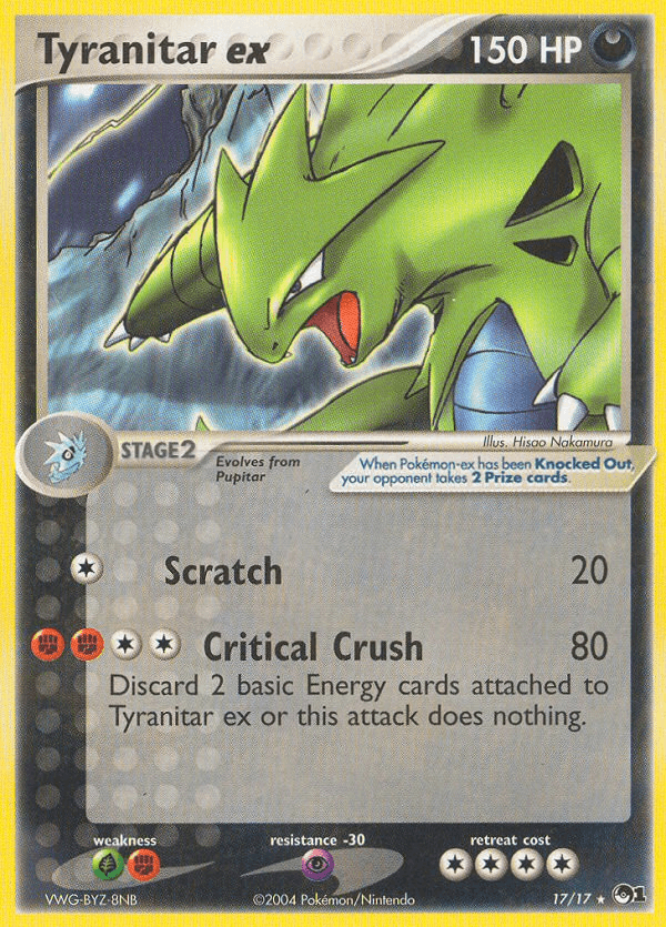 Tyranitar ex POP1-17