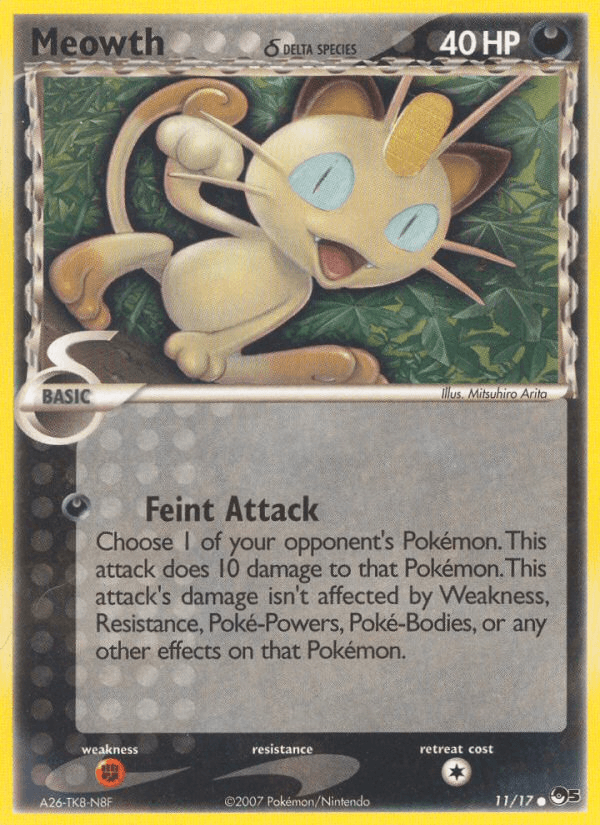 Meowth δ POP5-11