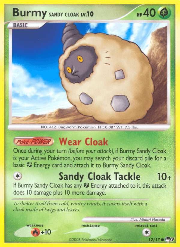 Burmy Sandy Cloak POP7-12