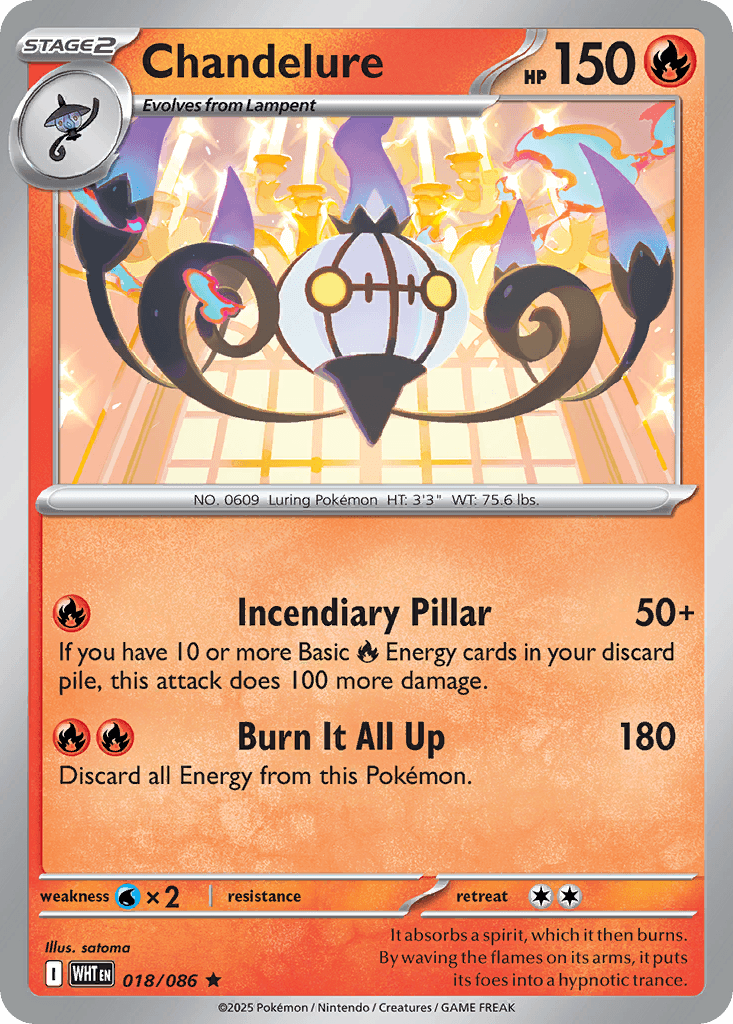 Chandelure RSV10PT5-18