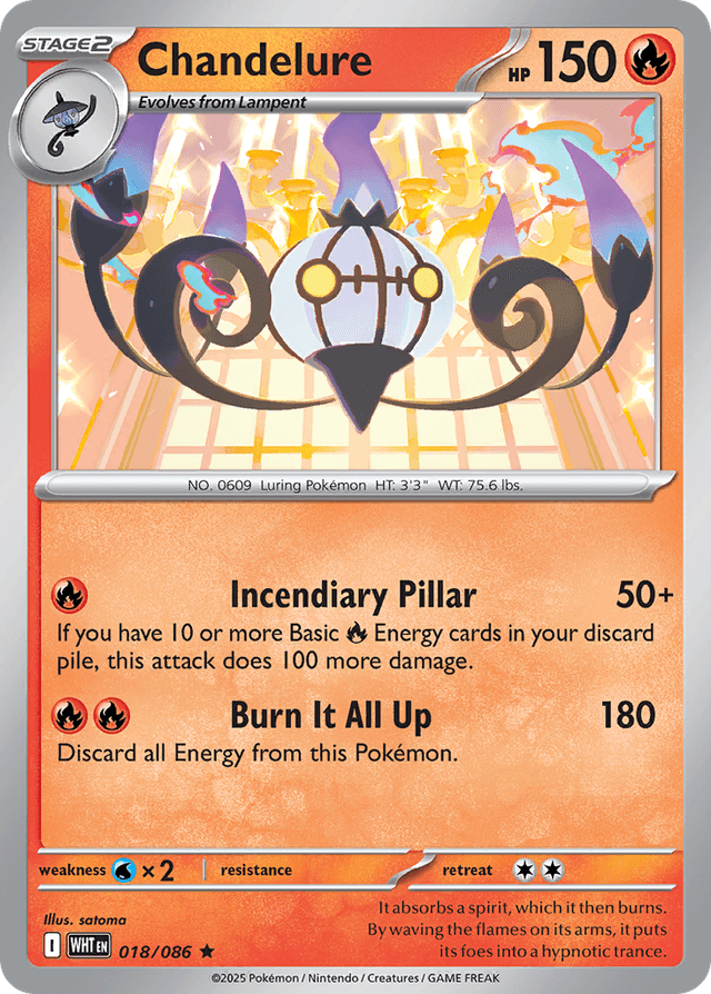 Chandelure RSV10PT5-18