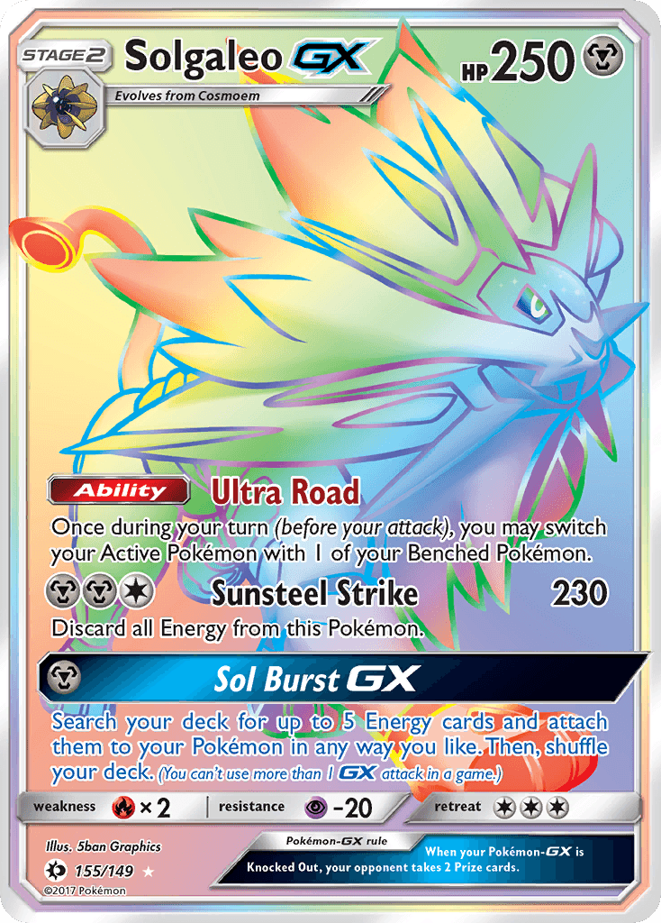 Solgaleo-GX SM1-155