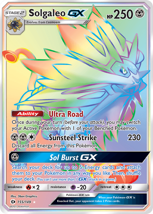 Solgaleo-GX SM1-155