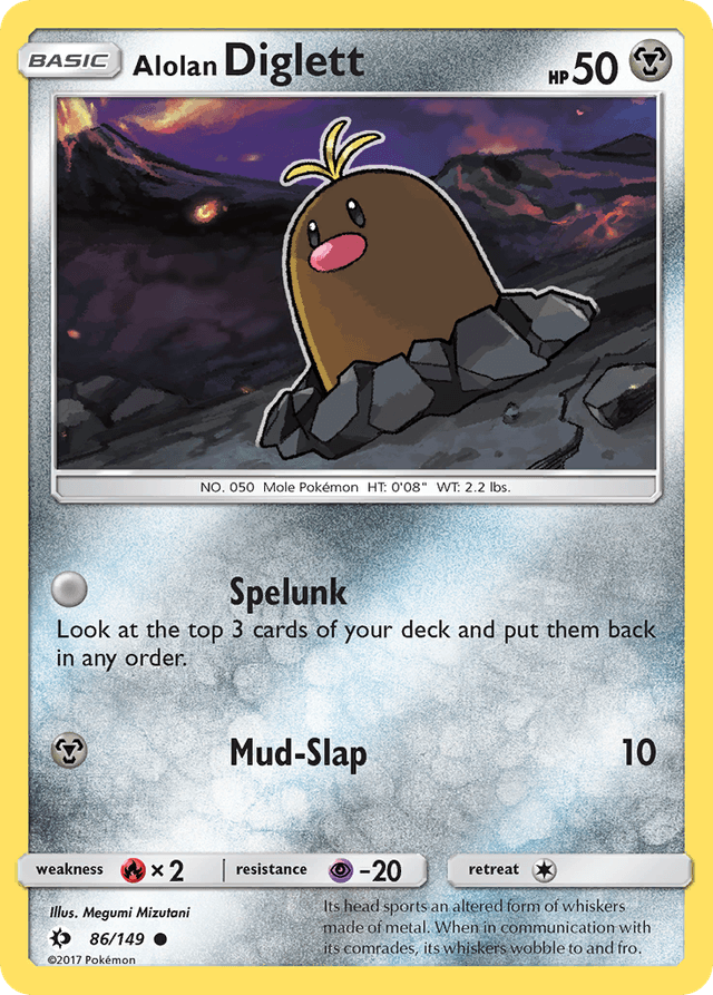 Alolan Diglett SM1-86