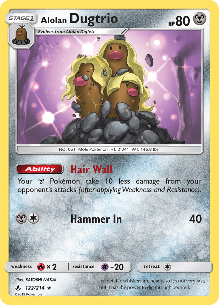 Alolan Dugtrio SM10-122