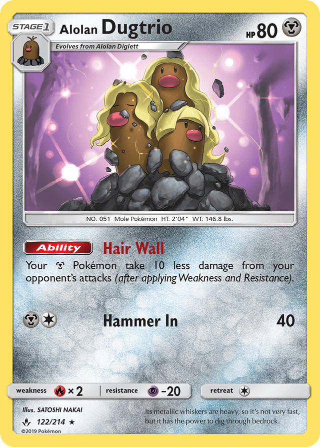 Alolan Dugtrio SM10-122