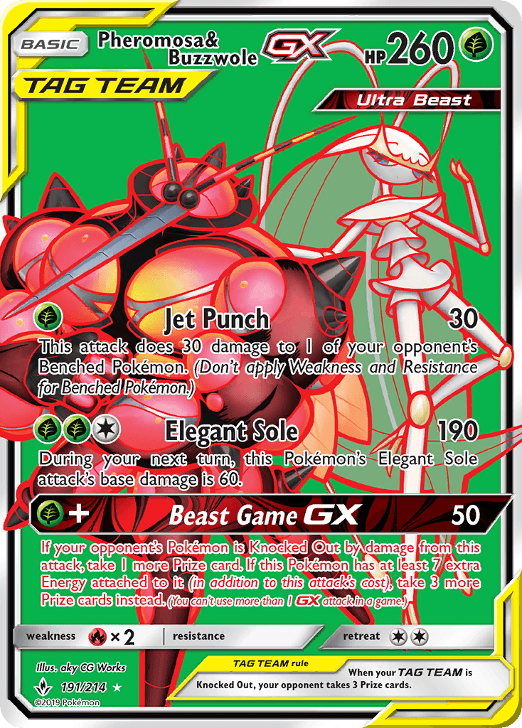 Pheromosa & Buzzwole-GX SM10-191