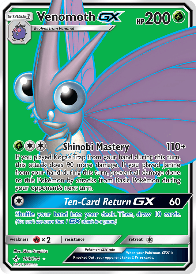 Venomoth-GX SM10-193
